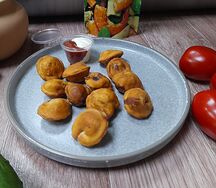 Пельмени жареные