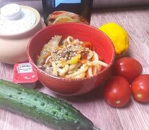 Лапша Вок со свининой и овощами