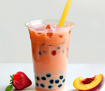 Bubble Tea Персик-клубника