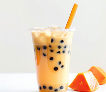 Bubble Tea Milk Папайя