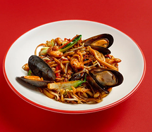 Удон морепродукты