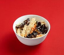 Спаржа с древесными грибами