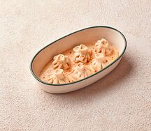 Мини-хинкали с курицей и креветкой