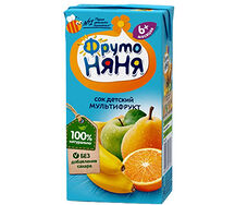 Сок ФрутоНяня мультифрукт