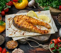 Стейк из семги