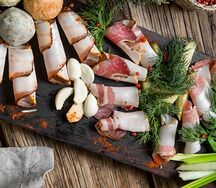 Сало копчёное