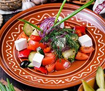 Овощной с домашним сыром