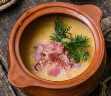 Томленый гороховый суп