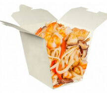 Удон с морепродуктами и овощами