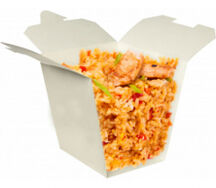 Рис с морепродуктами и овощами