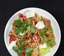 Салат с баклажанами