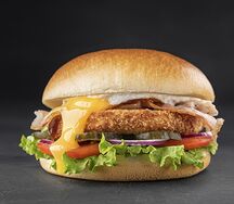 Бургер Чикен барбекю