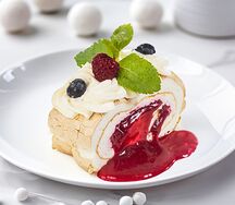 Меренговый рулет