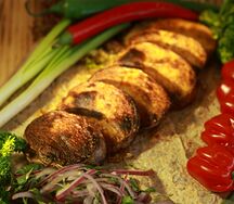 Картофель на мангале