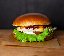 Цыпа бургер и фри