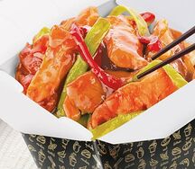 Соба с курицей терияки