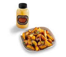 Напиток и картофельные дольки