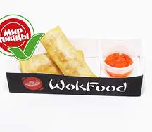 Спринг-роллы с курицей и креветками