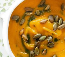 Крем суп из тыквы на кокосовом молоке