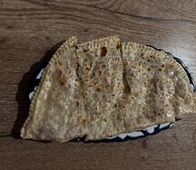 Чуду тонкое с творогом и зеленым луком