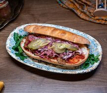 Донер из говядины в хлебе