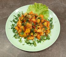 Жаркое по-домашнему с курицей