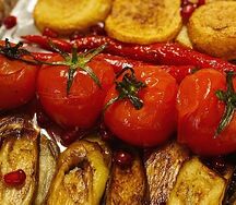 Томаты на углях