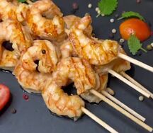 Креветки жареные