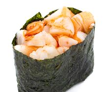 Гункан с креветкой