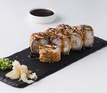 Горячий ролл с такуаном