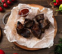 Печень говяжья на мангале