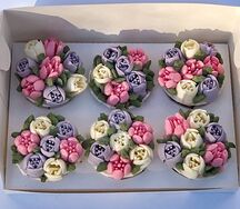 Капкейк ваниль с лимоном