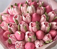 Букет розовое облако 