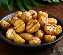 Жареный молодой картофель