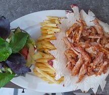 Тарелка курица