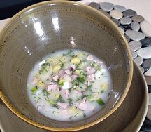 Окрошка на кефире