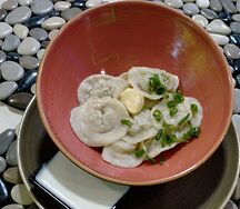 Домашние пельмешки с лососем 