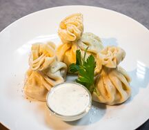 Хинкали с курицей