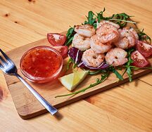 Креветки жареные