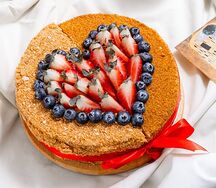 Половинки с декором Сердце