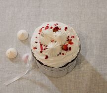 Пасхальный Кулич Бриошь с ванильным кремом