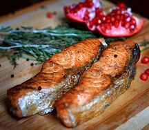 Сёмга на мангале