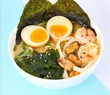 Биск рамен с морепродуктами средний