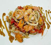 Рис с морепродукты