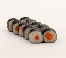 Ролл с лососем