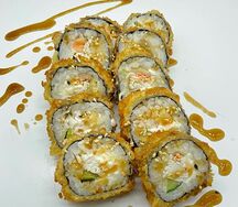 Горячий с крабом и палтусом