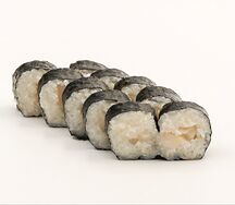 Ролл с палтусом