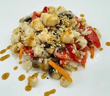 Рис с курицей