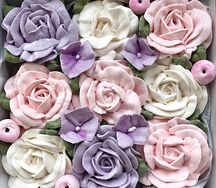 Зефирные розы в коробке