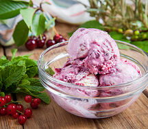 Брусничное мороженое